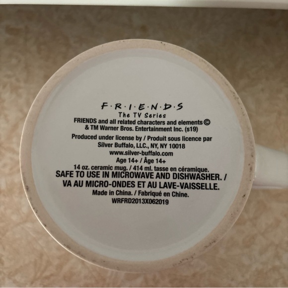 Central Perk Friends the TV Series Ceramic Coffee Mug 14oz - By G&G - Picture 6 of 8